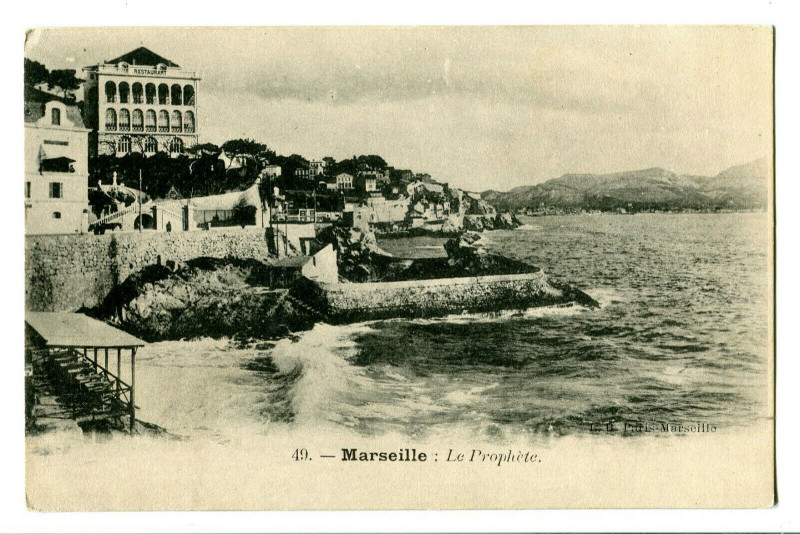 Carte postale ancienne Bouche-du-Rhône Marseille Le Prophète à Marseille