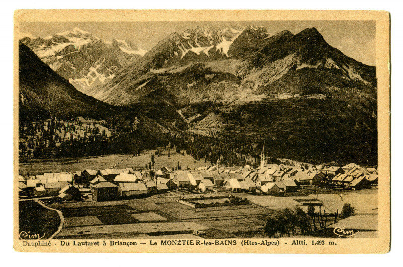 Carte postale ancienne Hautes-Alpes Le Monétier-les-Bains