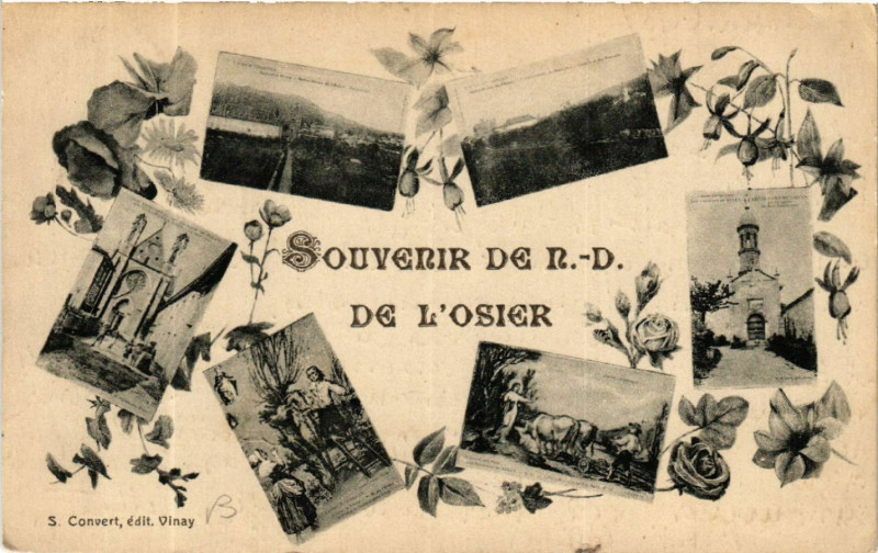 Carte postale ancienne Souvenir de N - D. de L'Oisier