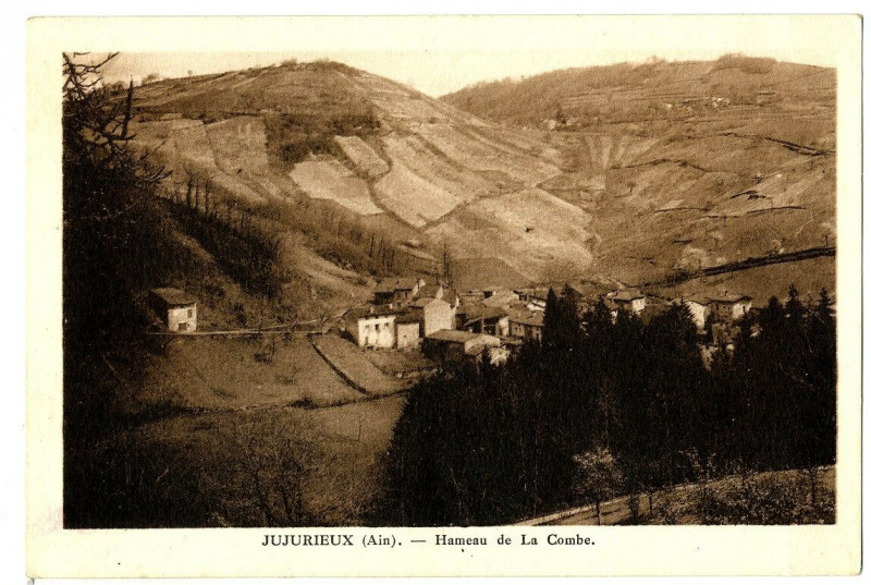 Carte postale ancienne Ain Jujurieux Hameau de la Combe à Jujurieux