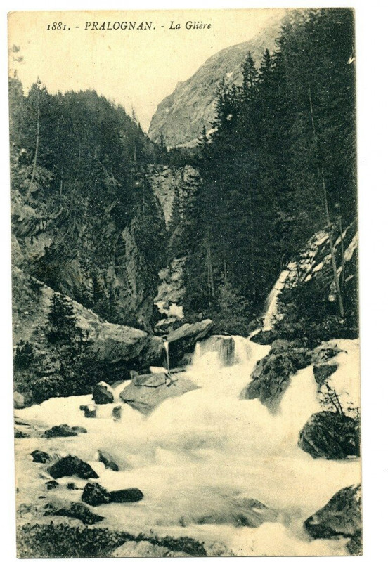 Carte postale ancienne Savoie Pralognan La Gllière