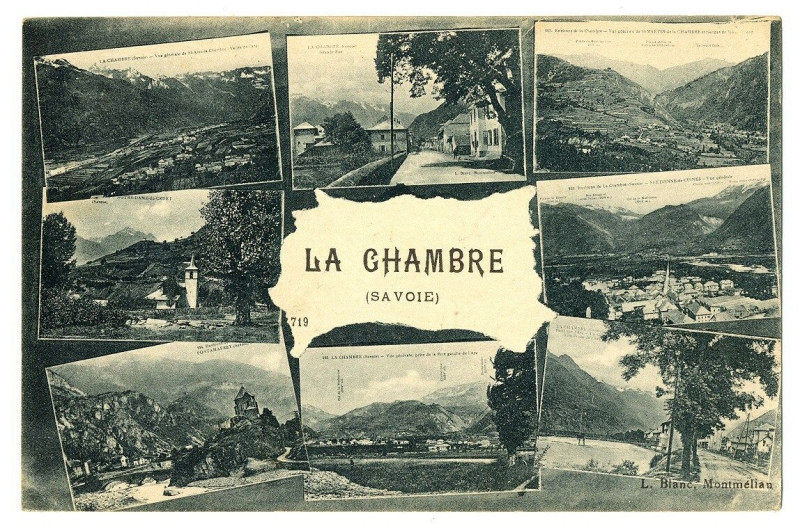 Carte postale ancienne Savoie La Chambre carte Multivues à La Chambre