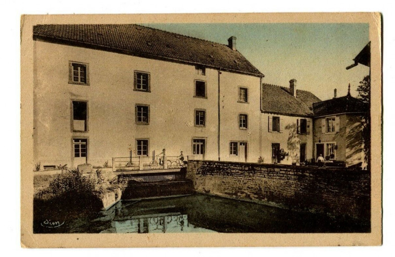 Carte postale ancienne Doubs Env. de Rougemont Moulin de Montferney à Doubs