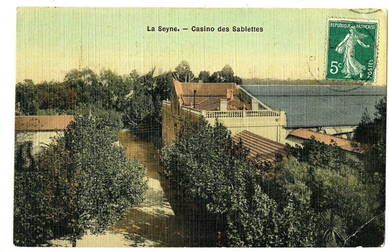 Carte postale ancienne Var La Seyne sur Mer Casino des Sablettes à La Seyne-sur-Mer