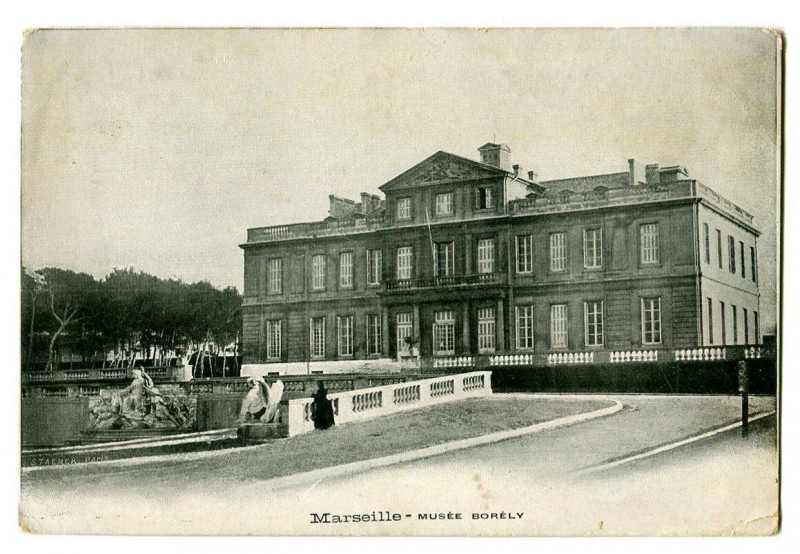 Carte postale ancienne Bouche-du-Rhône Marseille Musée Borély à Marseille