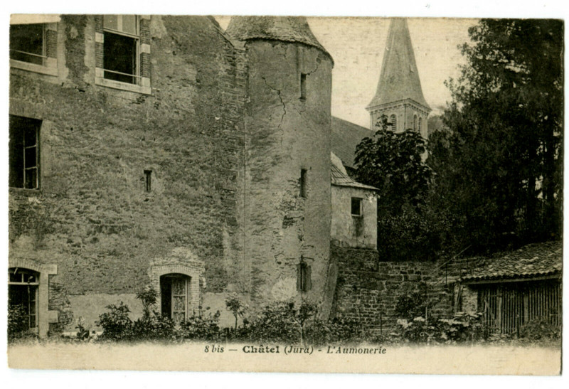 Carte postale ancienne Jura Châtel L'Aumonerie