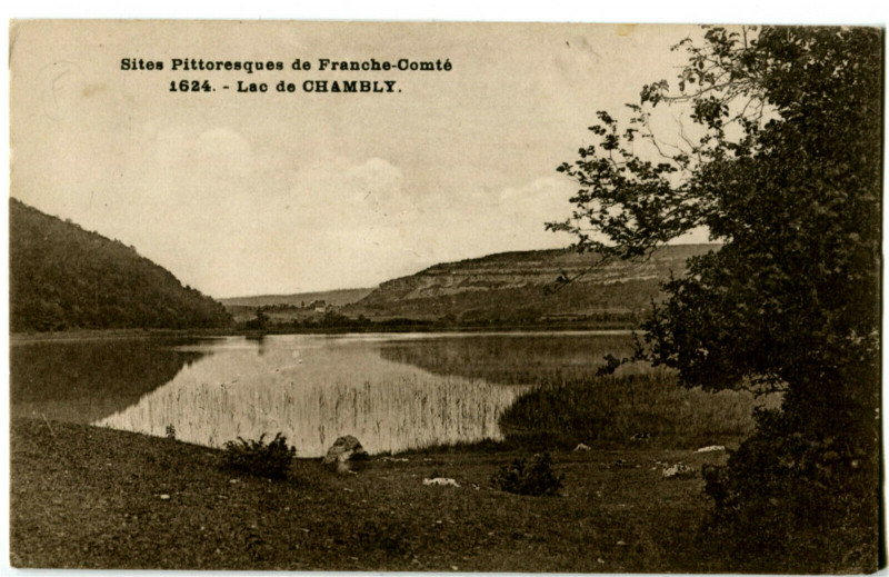 Carte postale ancienne Jura lac de Chambly