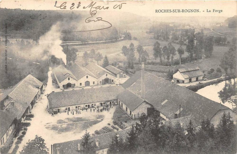 Carte postale ancienne Roches Sur Rognon La Forge