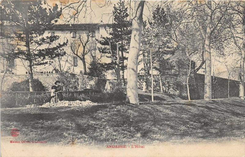 Carte postale ancienne Andabre L'Hotel