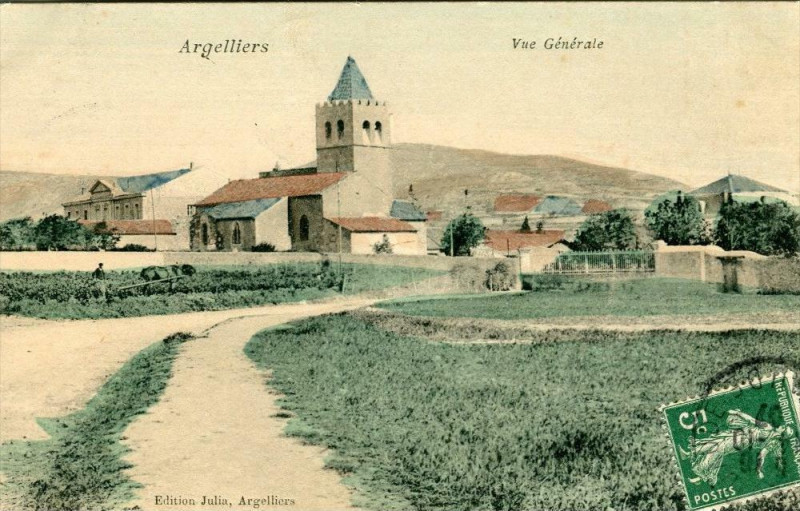 Carte postale ancienne Argelliers Vue Generale