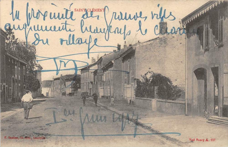 Carte postale ancienne Saint Clement à Saint-Clément