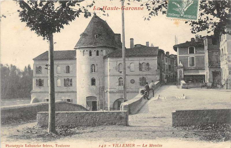 Carte postale ancienne Villemur Le Moulin
