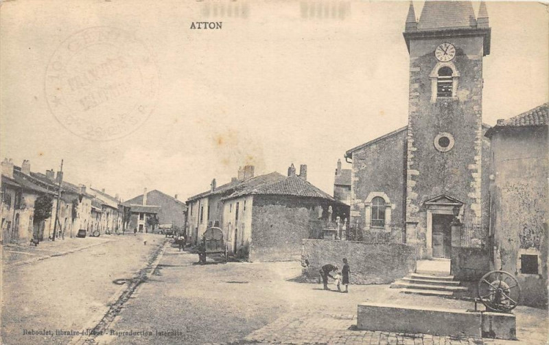 Carte postale ancienne Atton à Atton