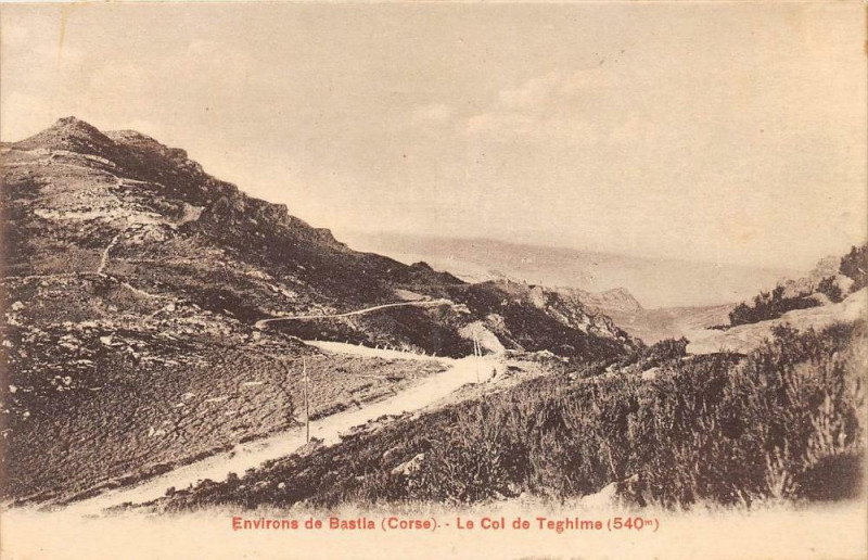 Carte postale ancienne 20 Environs De Bastia Lecol De Teghime à Bastia