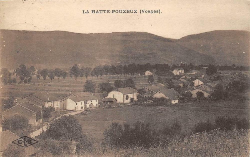 Carte postale ancienne La Haute Pouxeux Vosges à Pouxeux