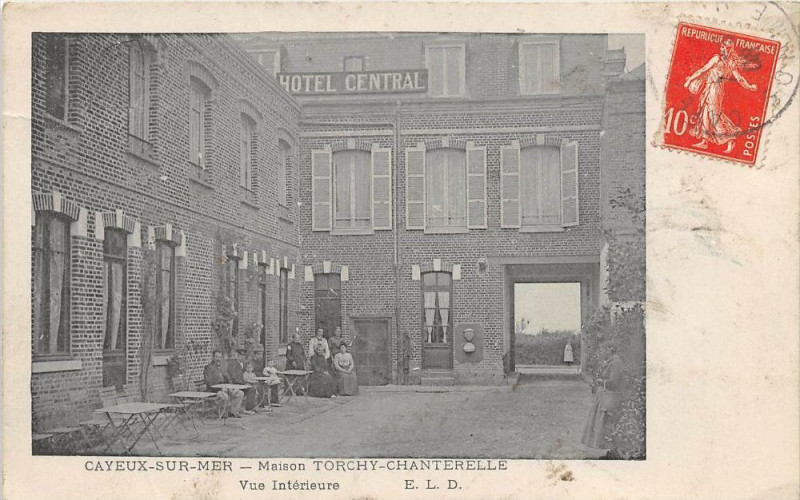 Carte postale ancienne Cayeux Sur Mer Maison Torchy Chanterelle Vue Interieure (rare cpa à Cayeux-sur-Mer