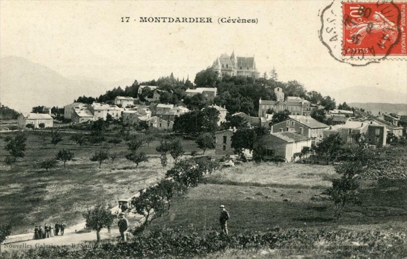 Carte postale ancienne Montdardier Cevenes à Montdardier