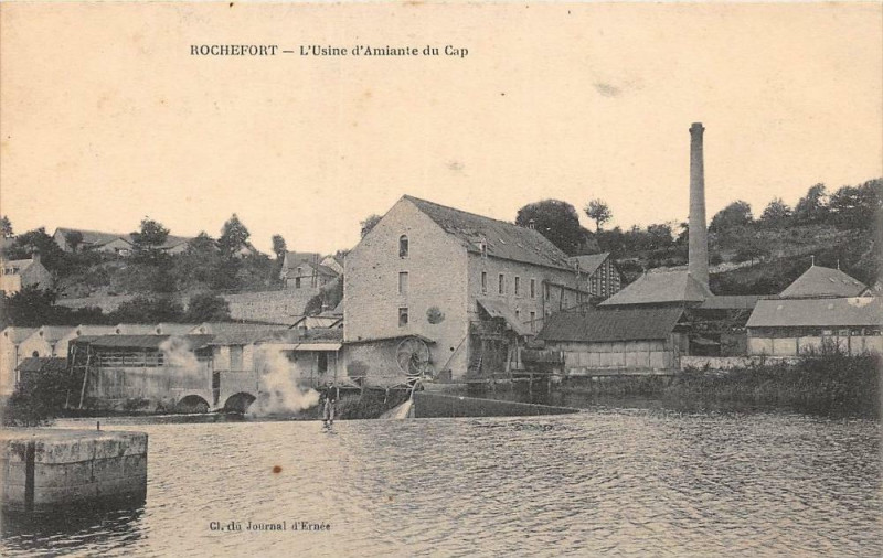 Carte postale ancienne Rochefort L'Usine D'Amiante Du Cap