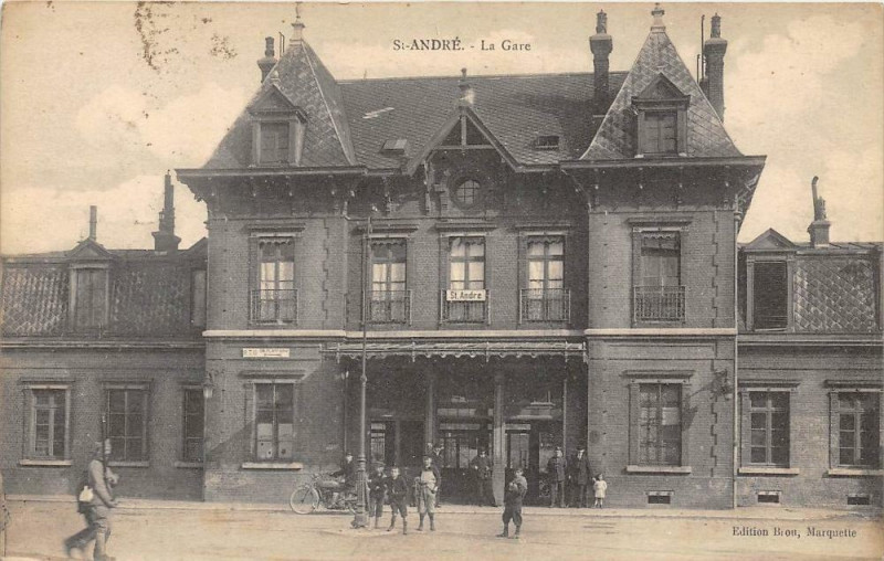 Carte postale ancienne Saint Andre La Gare (cliché pas courant