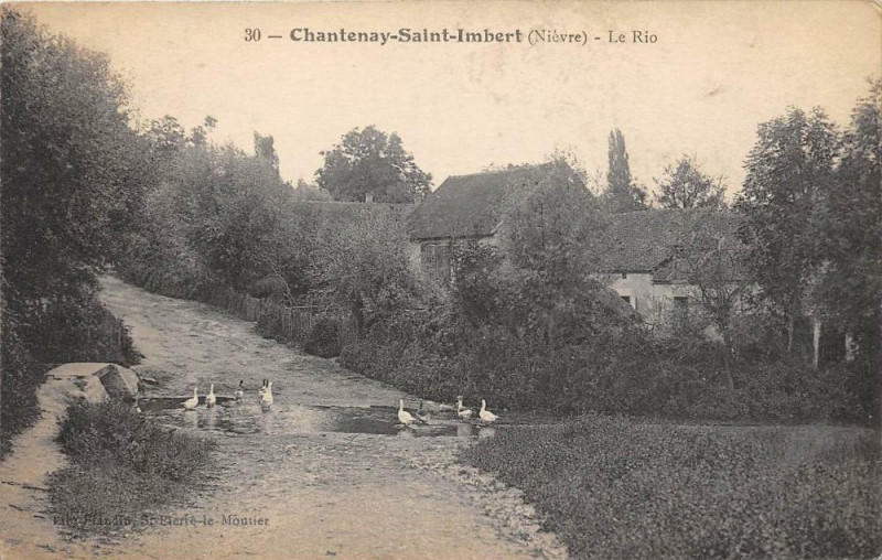 Carte postale ancienne Chatenay Saint Imbert Le Rio (cpa pas courante