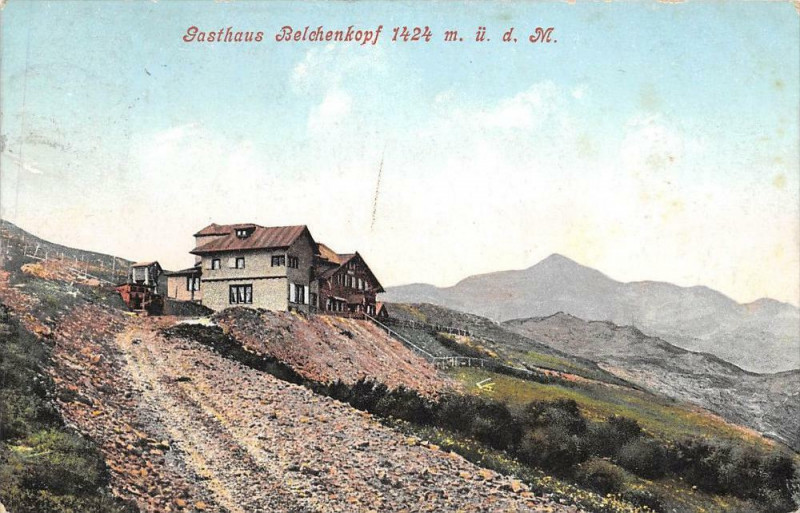 Carte postale ancienne Gasthaus Belchenkopf