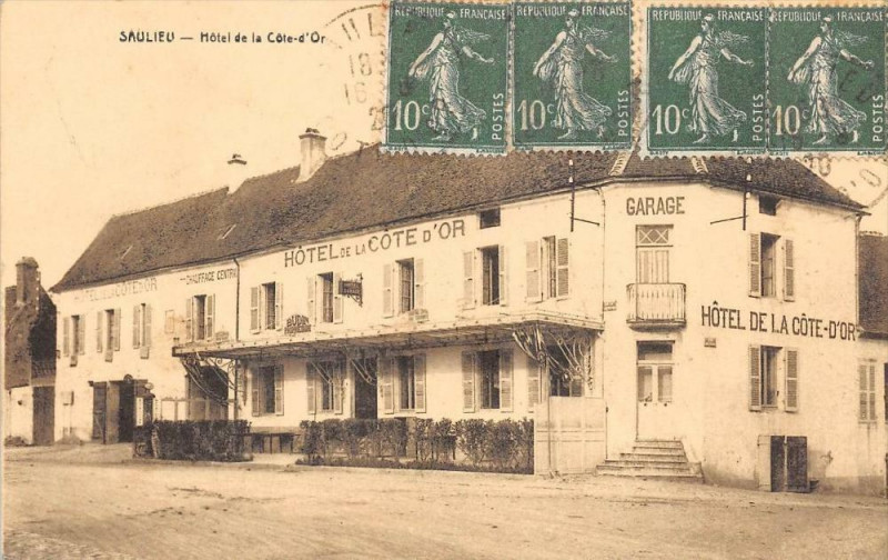 Carte postale ancienne Saulieu Hotel De La Cote D'Or à Saulieu