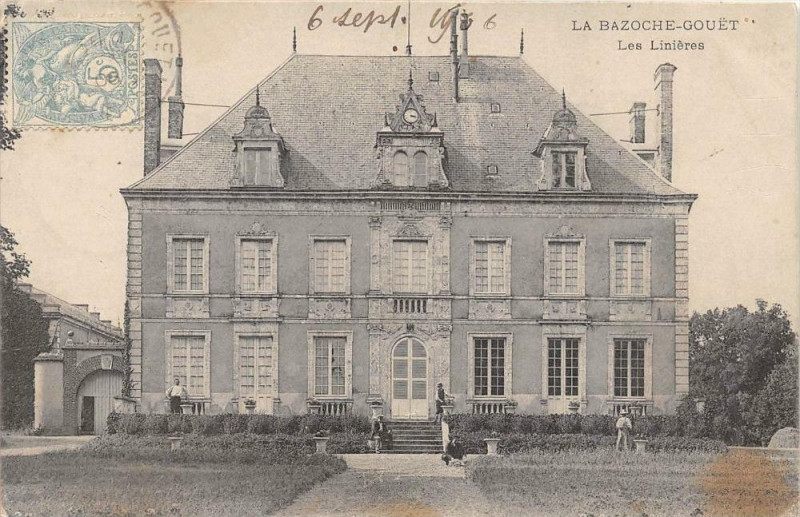 Carte postale ancienne La Bazoche Gouet Les Linieres à La Bazoche-Gouet