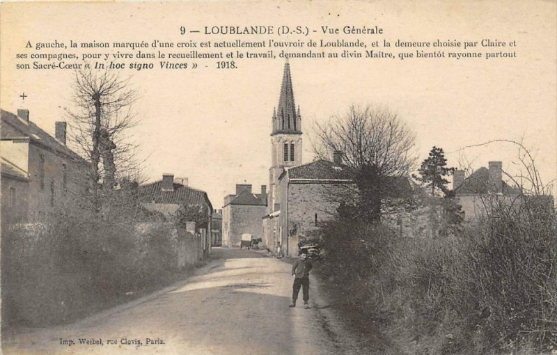 Carte postale ancienne Loublande Vue Generale