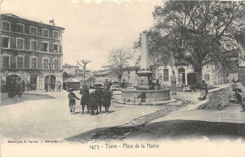 Carte postale ancienne Trans La Mairie