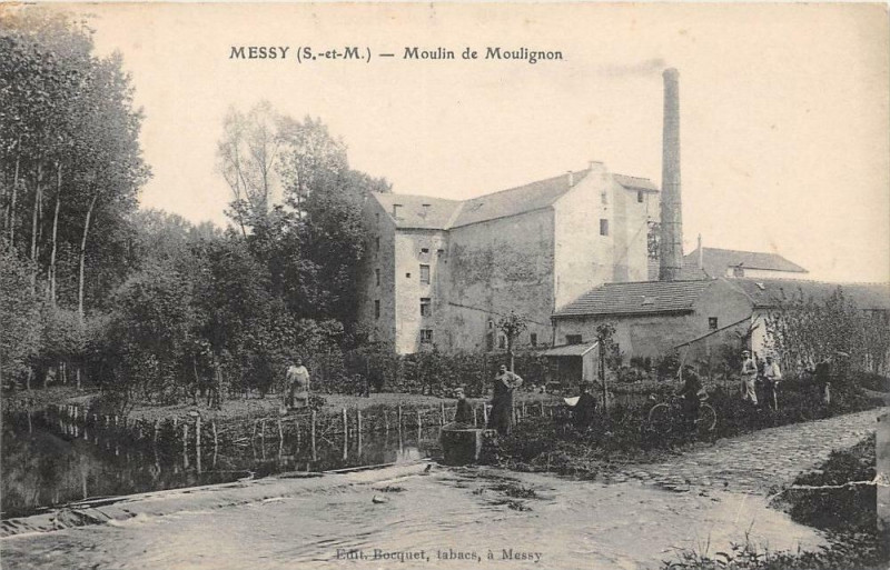 Carte postale ancienne Messy Moulin De Moulignon à Messy
