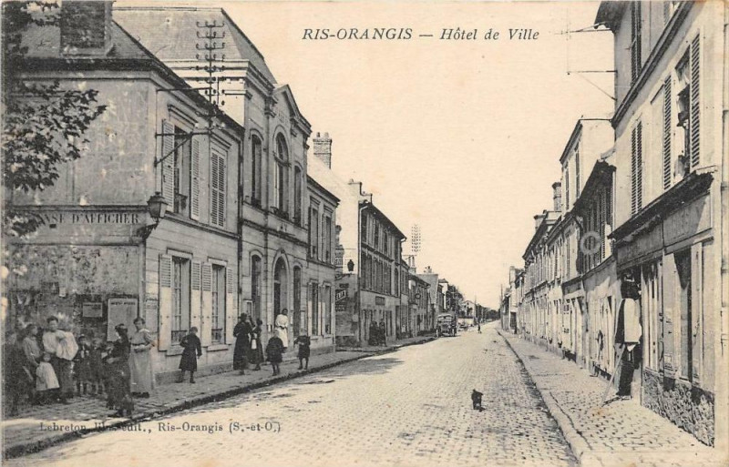 Carte postale ancienne Ris Orangis Hotel De Ville à Ris-Orangis