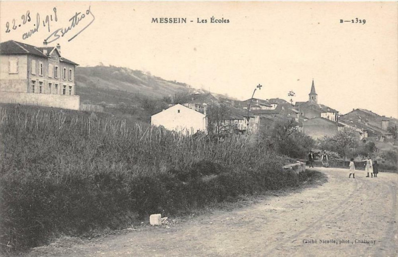 Carte postale ancienne Meissen Les Ecoles