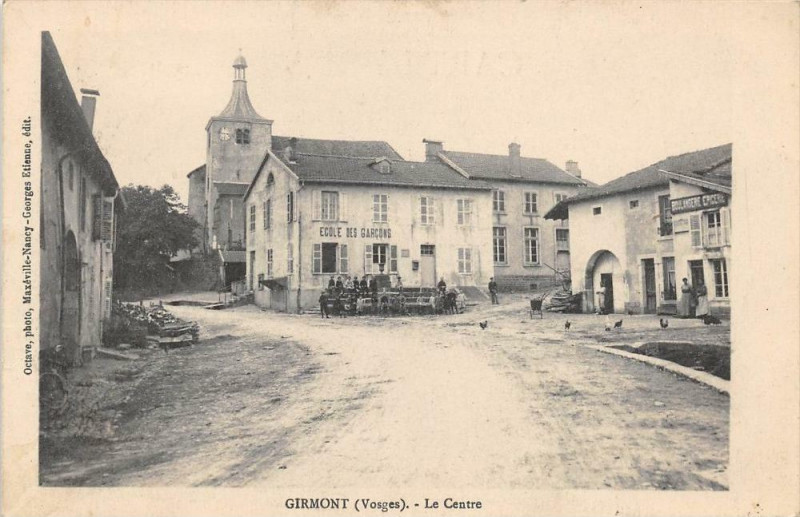 Carte postale ancienne Girmont Le Centre à Girmont-Val-d'Ajol