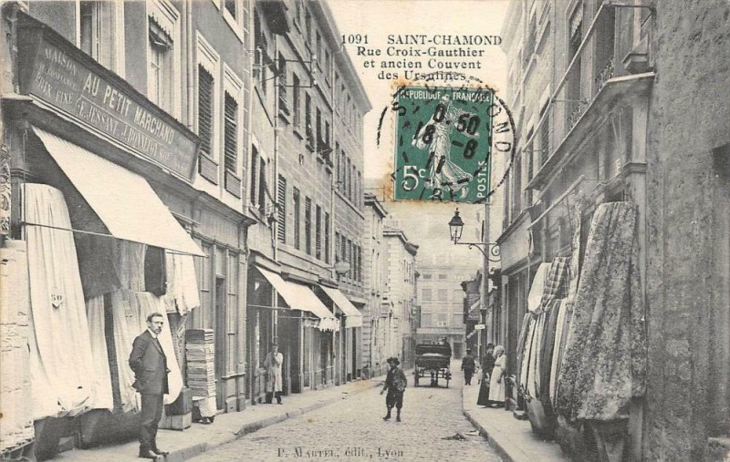 Carte postale ancienne Saint Chamond Croix Gauthier à Saint-Chamond