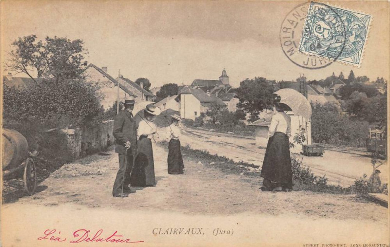 Carte postale ancienne Clairvaux (Jura) (dos non divisé)