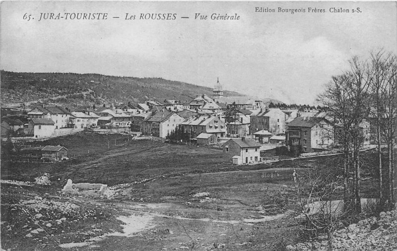 Carte postale ancienne Les Rousses Vue Generale aux Rousses