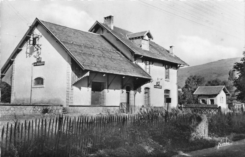 Carte postale ancienne Ur La Gare à Ur