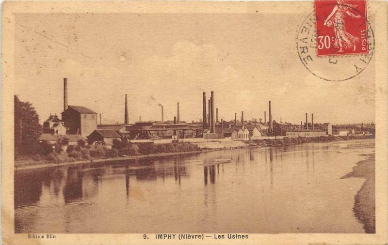 Carte postale ancienne Imphy Les Uisines