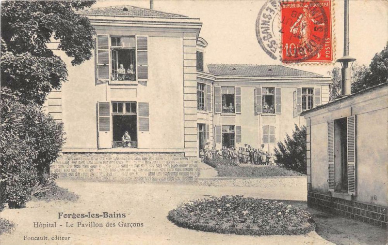 Carte postale ancienne Forges Les Bains Hopital Le Pavillon Des Garcons à Forges-les-Bains