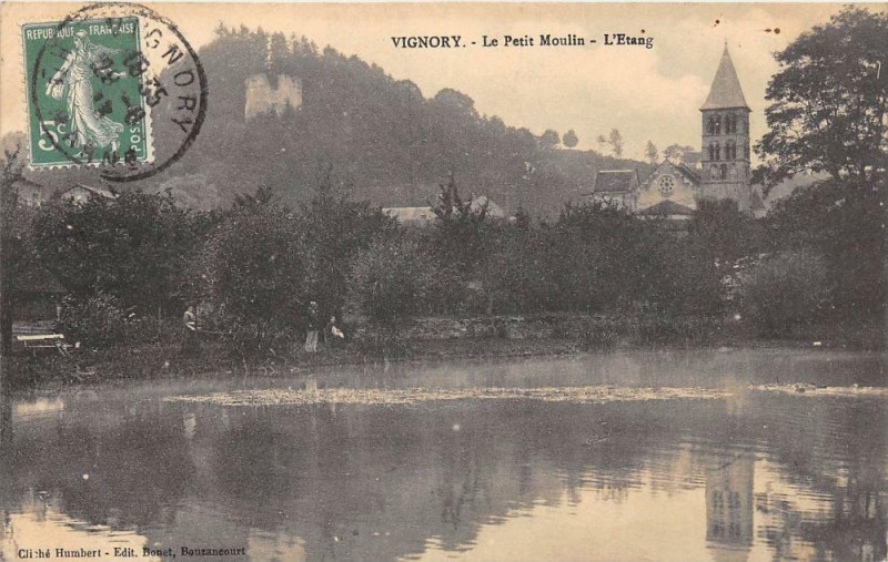 Carte postale ancienne Vignory Le Petit Moulin (cliché pas courant à Vignory