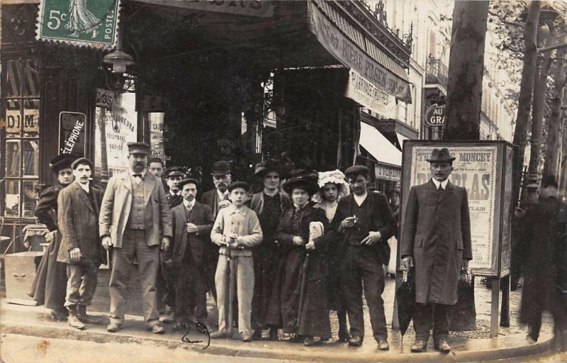 Carte postale ancienne 1 Rue des Gardes à Paris 18e