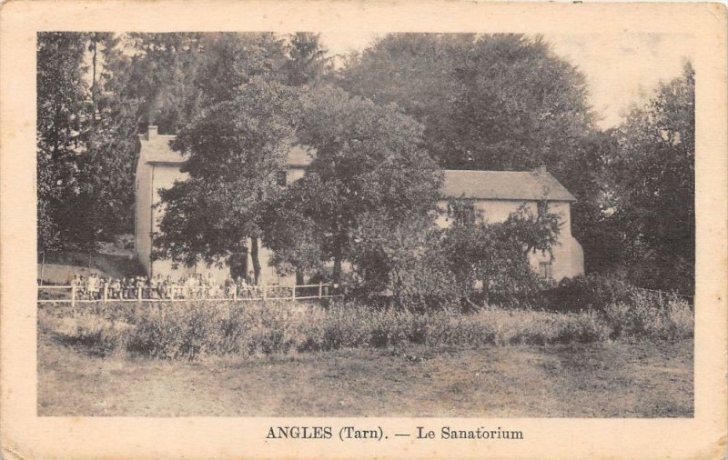 Carte postale ancienne Angles Le Sanatorium à Anglès