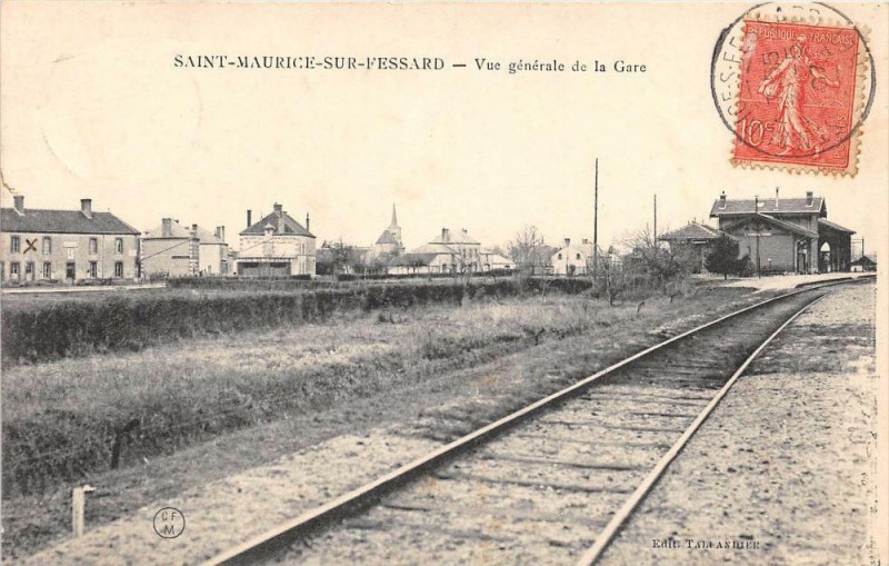 Carte postale ancienne Saint Maurice Sur Fessard Vue Generale De La Gare à Saint-Maurice-sur-Fessard