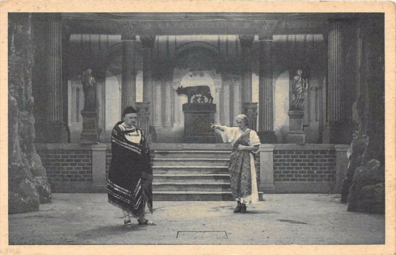 Carte postale ancienne La Passion A Mazamet Il A Souffert Sous Ponce Pilate à Mazamet