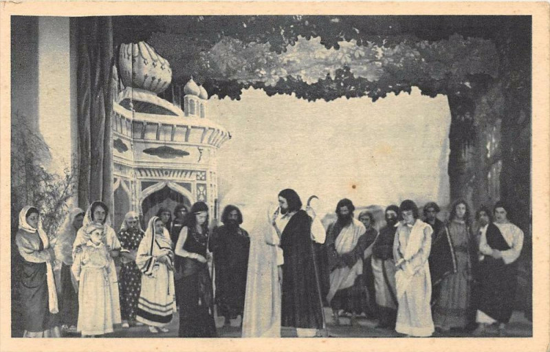 Carte postale ancienne La Passion A Mazamet Les Adieux De Bethanie à Mazamet