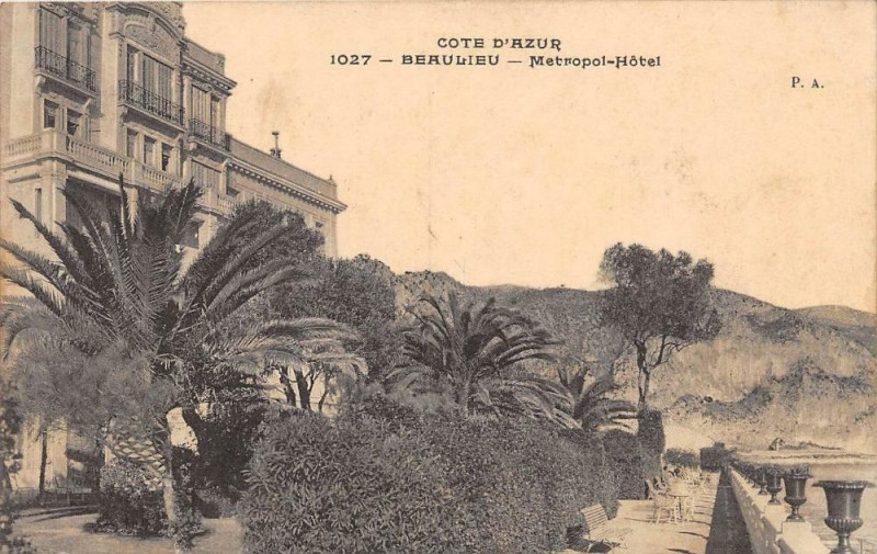 Carte postale ancienne Beaulieu Metropol Hotel (cliché pas courant