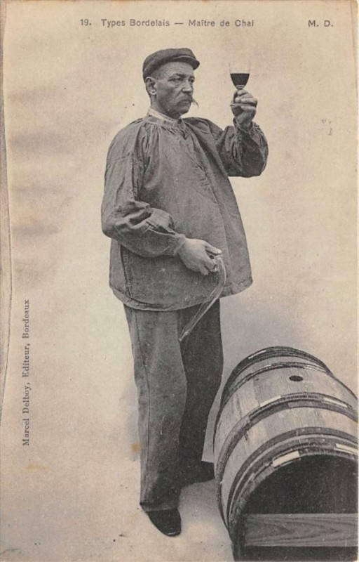 Carte postale ancienne Types Bordelais Maitre De Chai