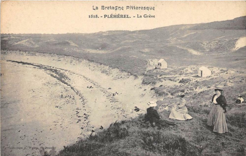 Carte postale ancienne Pleherel La Greve