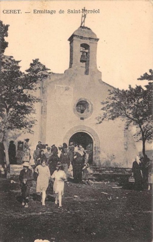Carte postale ancienne Ceret Ermitage Saint-Ferreol Cliche N°2 à Céret