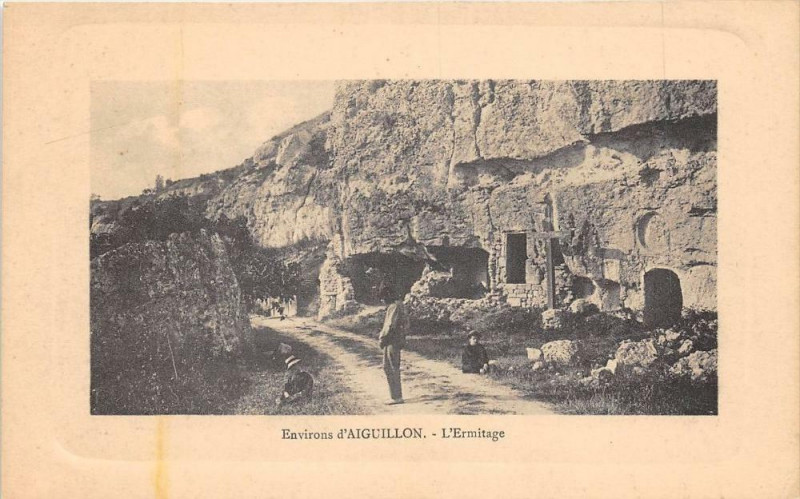 Carte postale ancienne Environs D'Aiguillon L'Ermitage (cpa pas courante